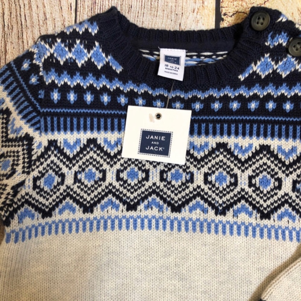 NWT Janie & Jack Sweater - Picture 2 of 2